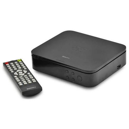 Reproductor DVD SELECLINE DV180 multiformato, diseño compacto, USB reproductor.