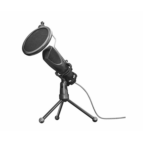 Micrófono con trípode TRUST GXT 232 Mantis, conexión Usb.