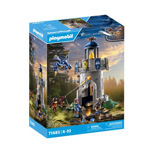 PLAYMOBIL. 71483 Torre de caballeros con herrero y dragón