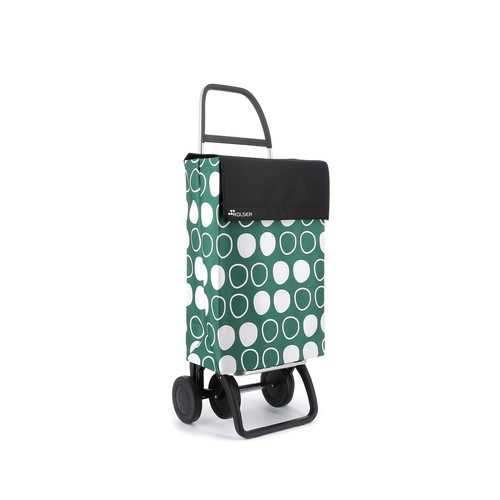 Carro de compra con 4 ruedas y cuerpo de aluminio, 43 litros, ROLSER. Modelos surtidos, 1 unidad.