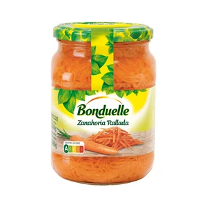 BONDUELLE Zanahoria rallada frasco de 280 g.