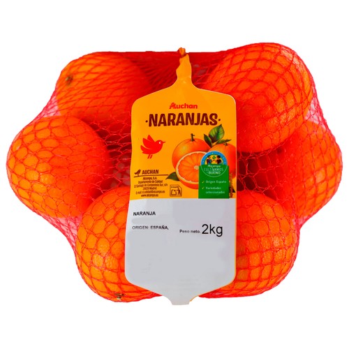 Naranjas ALCAMPO PRODUCCIÓN CONTROLADA malla 2 kg.