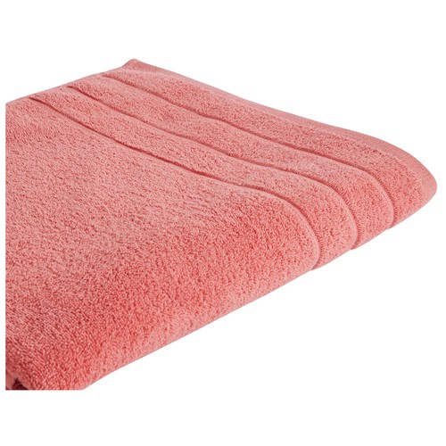 Toalla de baño color rosa, 400g/m², ACTUEL.