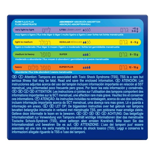 TAMPAX Tampones súper con aplicador TAMPAX Compak 36 uds.