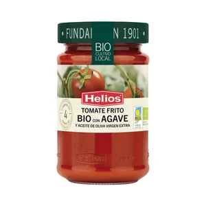 HELIOS Bio Tomate frito bio, con agave y aceite de oliva virgen extra bote de 380 g.