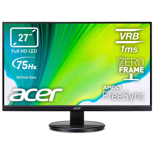 Monitor PC 68,58cm (27) ACER KB272HLHbi, Full HD IPS, HDMI, VGA, 75Hz, 1ms.