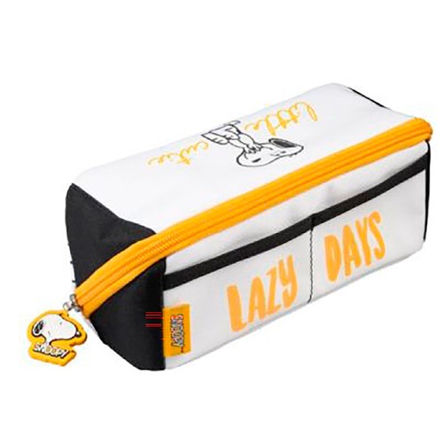 Estuche rectangular doble de Snoopy Lazy Days, GRUPO ERIK.