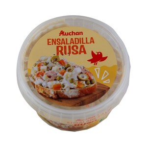 Imagen de AUCHAN Ensaladilla rusa con mayonesa, lista para consumir 250 g. Producto Alcampo