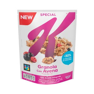 KELLOGG´S SPECIAL K Cereales granola con avena y frutos rojos 320 g.