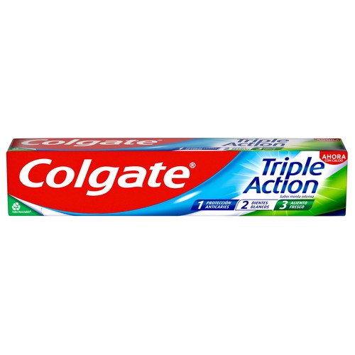 COLGATE Triple Action Pasta de dientes anticaries y frescor a menta 75ml