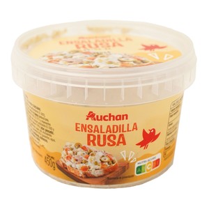 Imagen de AUCHAN Ensaladilla rusa con mahonesa, lista para tomar 450 g. Producto Alcampo