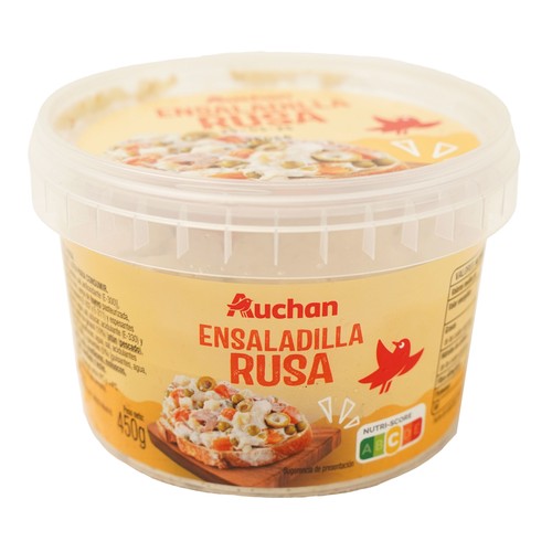 AUCHAN Ensaladilla rusa con mahonesa, lista para tomar 450 g. Producto Alcampo