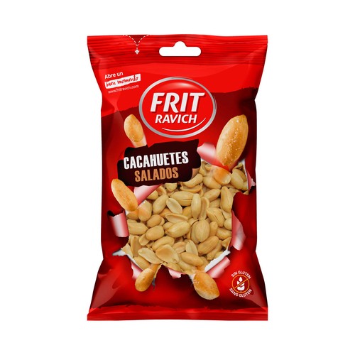 FRIT RAVICH Cacahuetes pelados con sal FRIT RAVICH 200 g.
