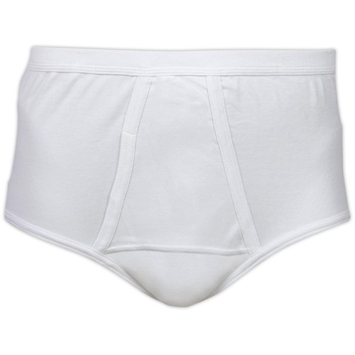Calzoncillo braslip de algodón ABANDERADO 335, color blanco, talla 48.