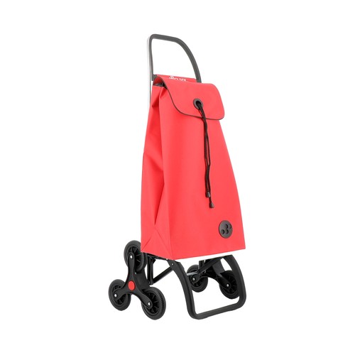 Carro rolser 6 ruedas sube escaleras bolsa saco 43 lt rojo. ROLSER