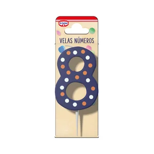 DR. OETKER Vela número ocho, 1 uds.