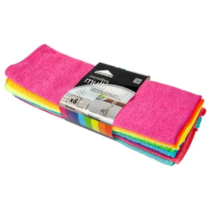 ROZENBAL Bayetas de microfibra (30 x 30 cm.) multiusos 8 uds.