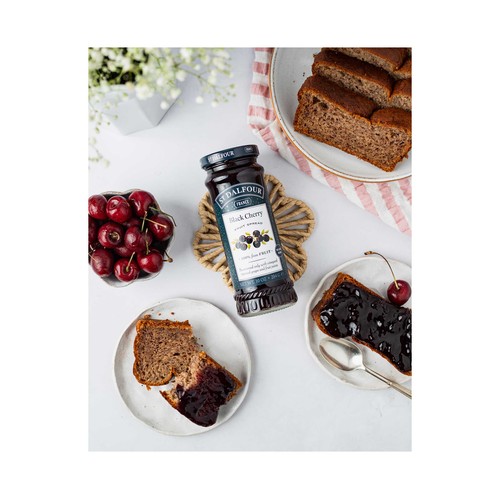 ST.DALFOUR Mermelada de cerezas negras 284 g.