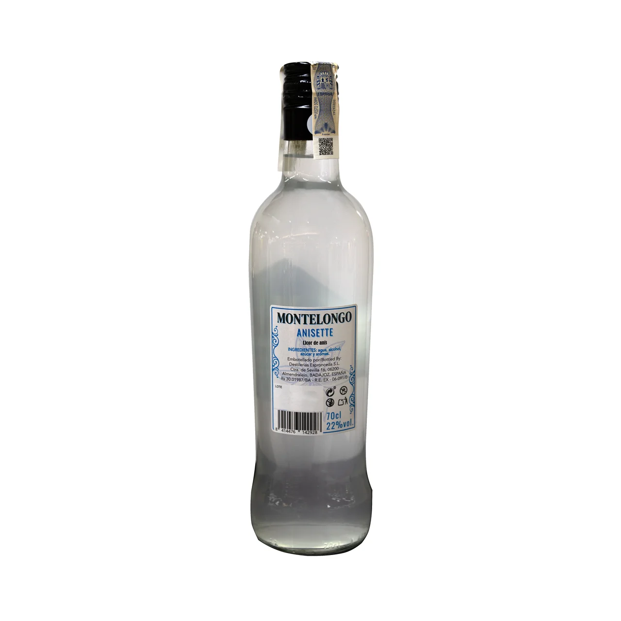 Anisete (Licor de anis) botella 70 cl.
