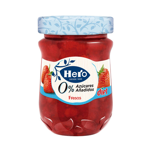 HERO Diet Confitura de fresa sin azúcares añadidos  280 g.
