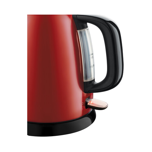 Hervidor de agua RUSSELL HOBBS 24992-70 Mini Plus+ Red, 1L, 2400W, base 360°.