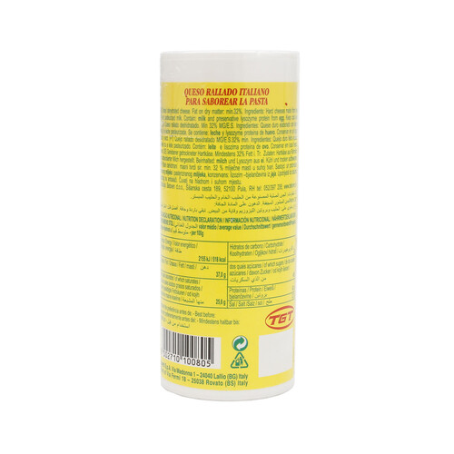 Queso rallado Italiano ZANETTI 80 g.