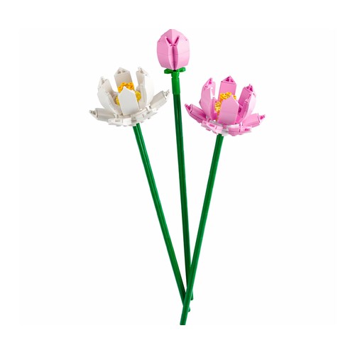Flores de loto LEGO Flowers 40647, 220 piezas.