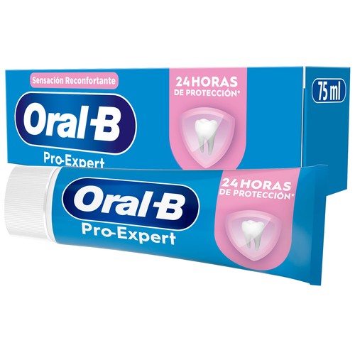 ORAL-B Pro-expert sensación reconfortante Pasta de dientes contra la sensibiliad dental, sabor menta suave 75 ml.