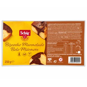 SCHÄR Bizcocho de mármol con chocolate sin gluten SCHAR, 250 g.