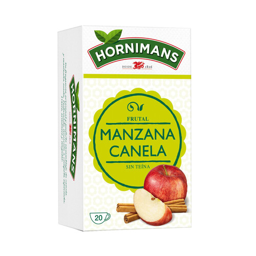 Infusion de manzana, canela e hibisco 20 sobres HORNIMANS 40 gr,