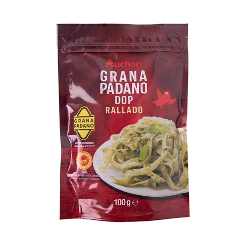 AUCHAN Queso rallado Grana Padano DOP 100 g. Producto Alcampo
