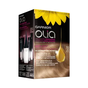 GARNIER Tinte de pelo permanente color rubio 7.0 GARNIER Olia.