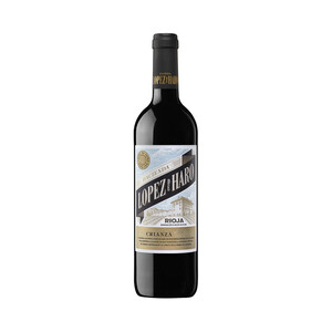 Imagen de LOPEZ DE HARO  Vino tinto crianza con D.O. Ca. Rioja botella 75 cl.