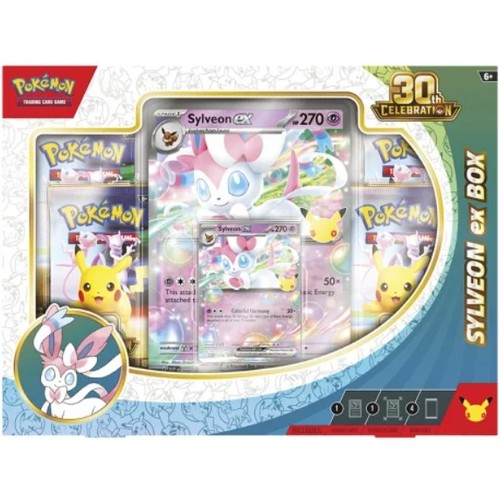 Pokémon caja EX, 30 aniversario coleccionable, POKEMON.