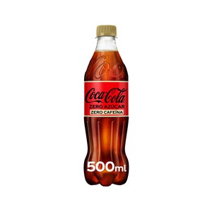 Imagen de COCA COLA ZERO ZERO Refresco de cola Zero sin azúcar y sin cafeína botella de 500ml