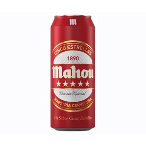Imagen de MAHOU 5 ESTRELLAS Cerveza lata 50 cl.