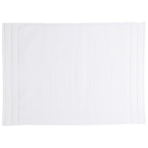 Imagen de Alfombra de baño 100% algodón color blanco, densidad de 1000g/m², 50x70 cm. ACTUEL.