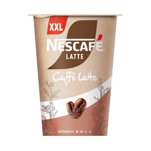 NESCAFÉ Latte xxl Bebida de café espresso con leche 350 ml.