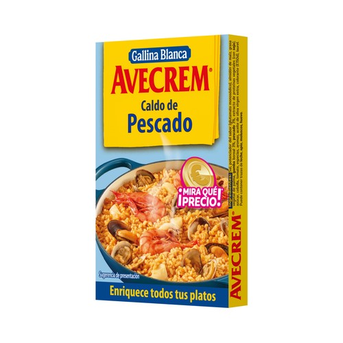 AVECREM Caldo pescado 8 uds 100 g.
