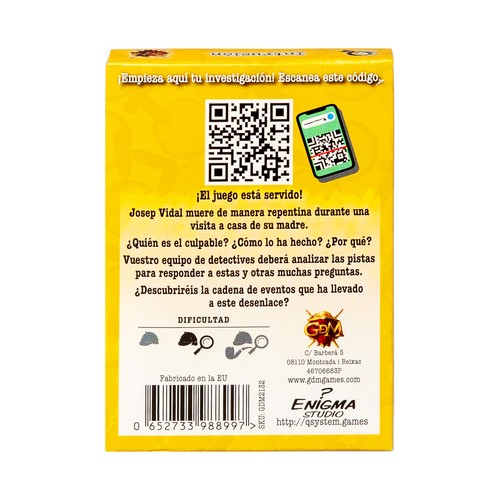 Juego Sherlock, modelos surtidos GDM
