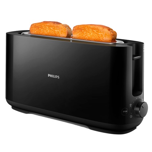 Tostador PHILIPS HD2590/90, 1 ranura, 8 niveles de tostado,bandeja recogemigas, 950W