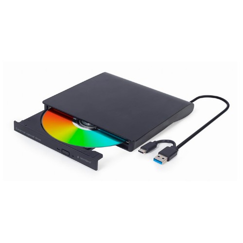 Lector de DVD GEMBIRD externo, sistema operativo Windows, USB 3.1 tipo C