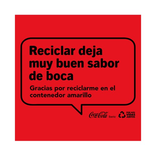 COCA COLA Zero azúcar zero cafeína Refresco de cola pack 6 mini latas 20 cl.