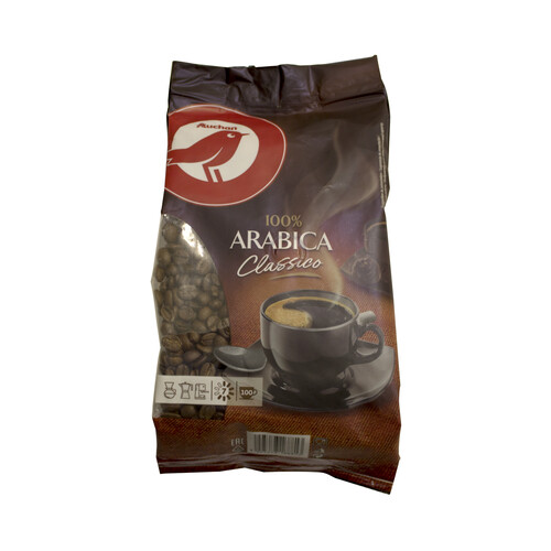PRODUCTO ALCAMPO Café en grano 100 % Arábica 500 g.