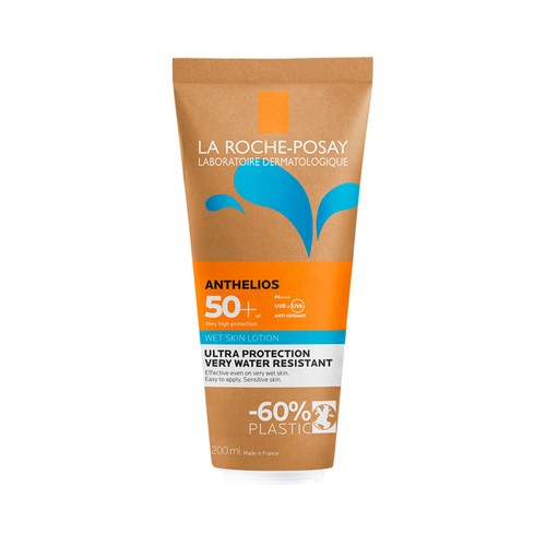 LA ROCHE POSAY Anthelios Loción protectora solar, para todo tipo de pieles, con FPS 50+ (muy alto) 200 ml.