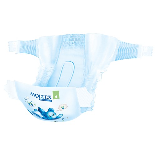 NERITOS BABY By Moltex Pañales talla 4  (9 a 15 kg) 50 uds.