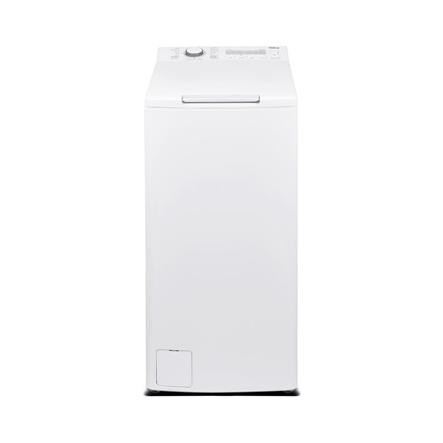 Lavadora de carga superior QILIVE Q.6248 capacidad de carga: 6,5KG, clasificación energética: D, 1200RPM,H: 84,5cm, A: 40cm, F: 59,5cm.