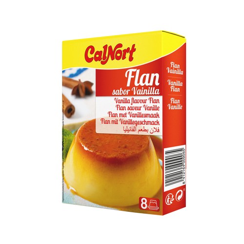 CALNORT Preparado de Flan de Vainilla 130 g