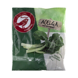 Imagen de AUCHAN Acelgas seleccionadas en porciones 1 kg. Producto Alcampo