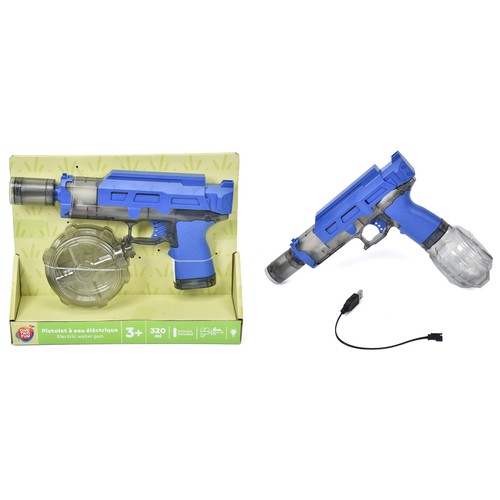 Pistola de agua eléctrica, con luz y sonidos. ONE TWO FUN
